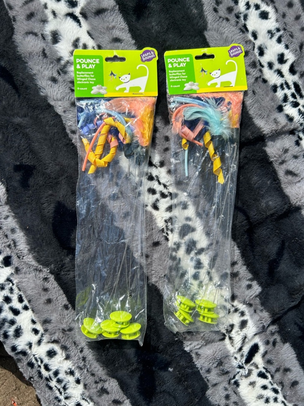 Cat Teaser Wand Toy - Multicolor